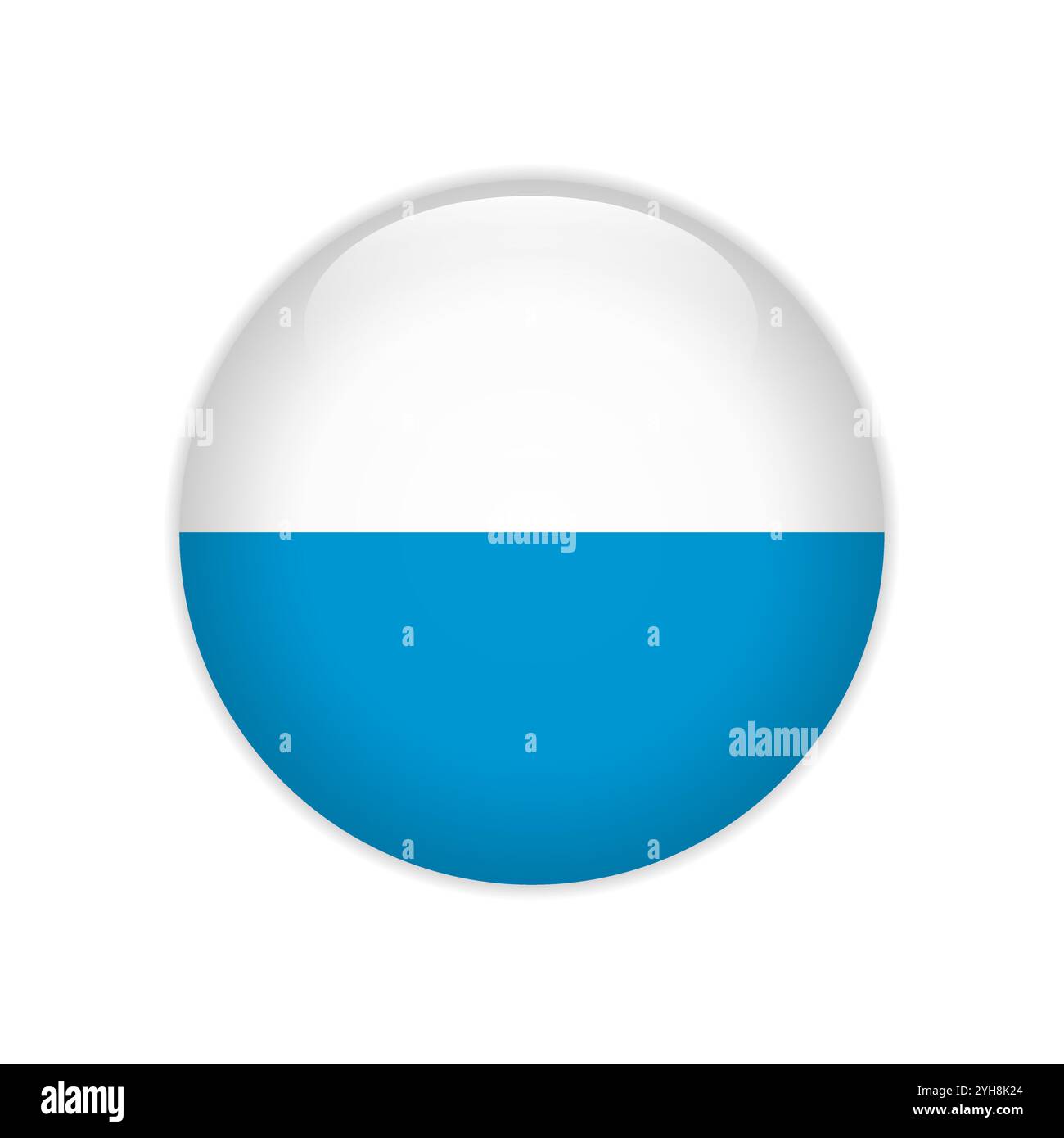 Bouton drapeau Bavière Illustration de Vecteur
