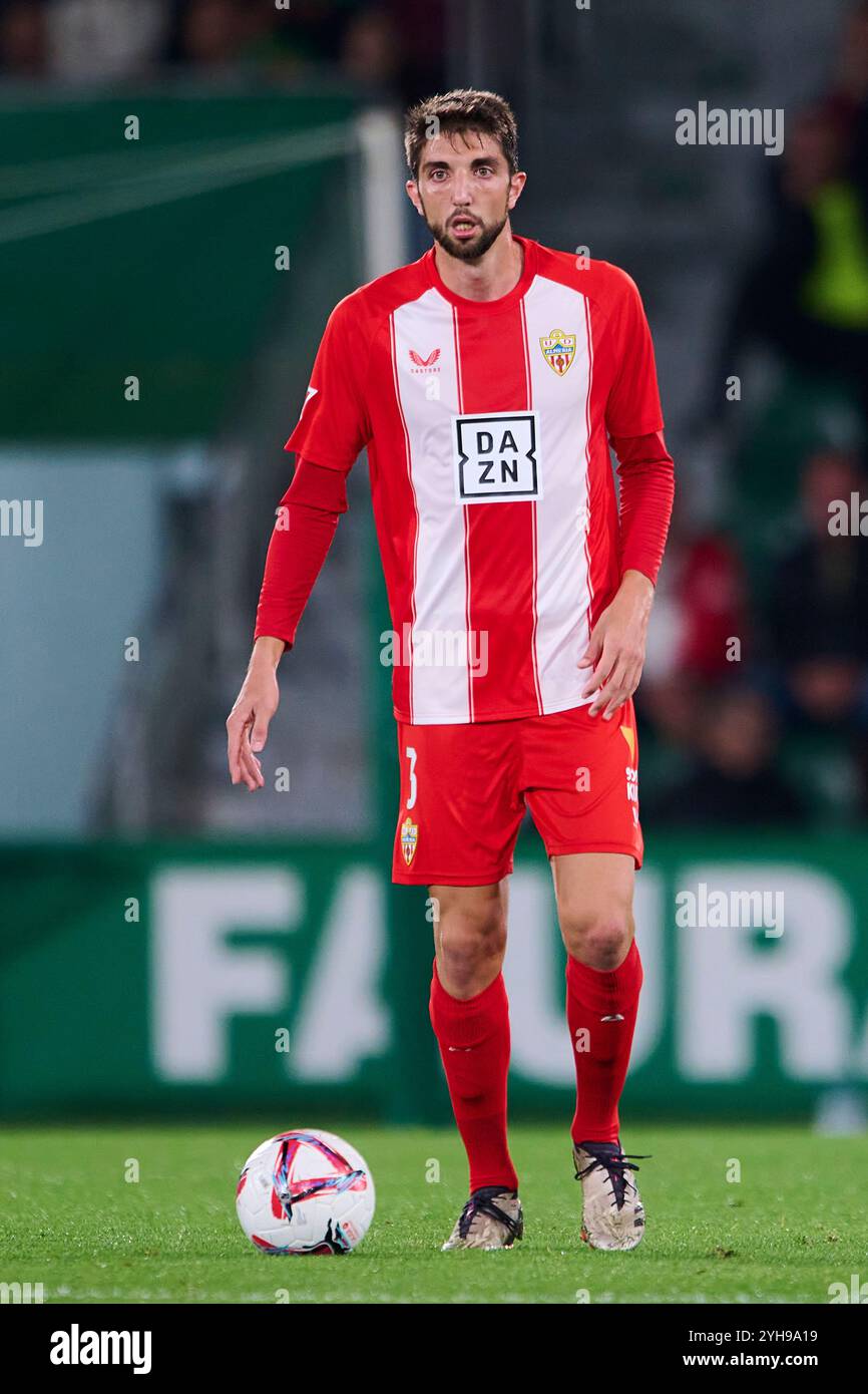 Elche, Espagne. 10 novembre 2024. ELCHE, ESPAGNE - 08 NOVEMBRE : Edgar Gonzalez Centre-back de UD Almeria en action lors du match LaLiga Hypermotion entre Elche CF et UD Almeria à l'Estadio Manuel Martinez Valero le 8 novembre 2024 à Elche, Espagne. (Photo de Francisco Macia/photo Players images/Magara Press) crédit : Magara Press SL/Alamy Live News Banque D'Images