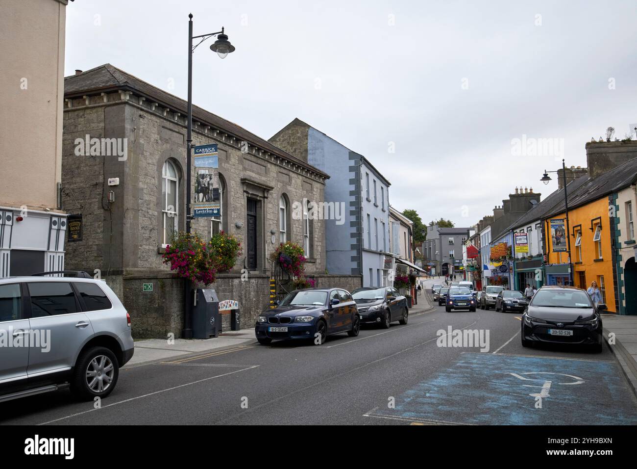 bridge street carrick on shannon, comté de leitrim, république d'irlande Banque D'Images