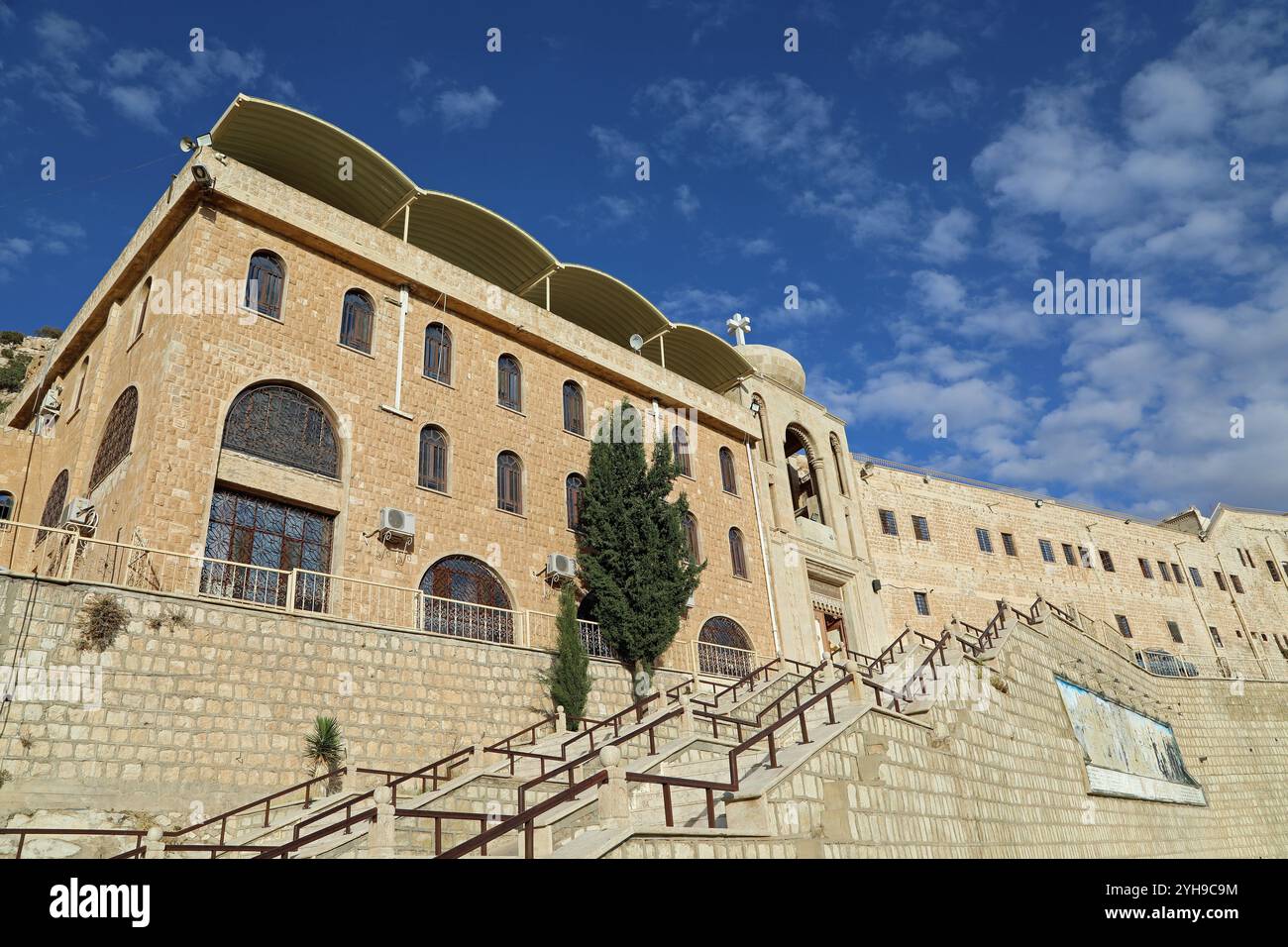 Monastère Mar Mattai près de Mossoul en Irak Banque D'Images