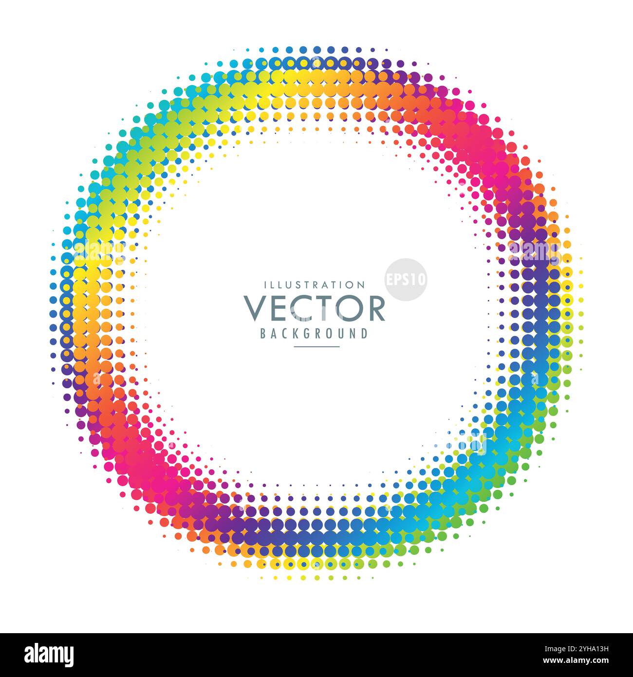 La conception du châssis demi-teinte colorée Illustration de Vecteur