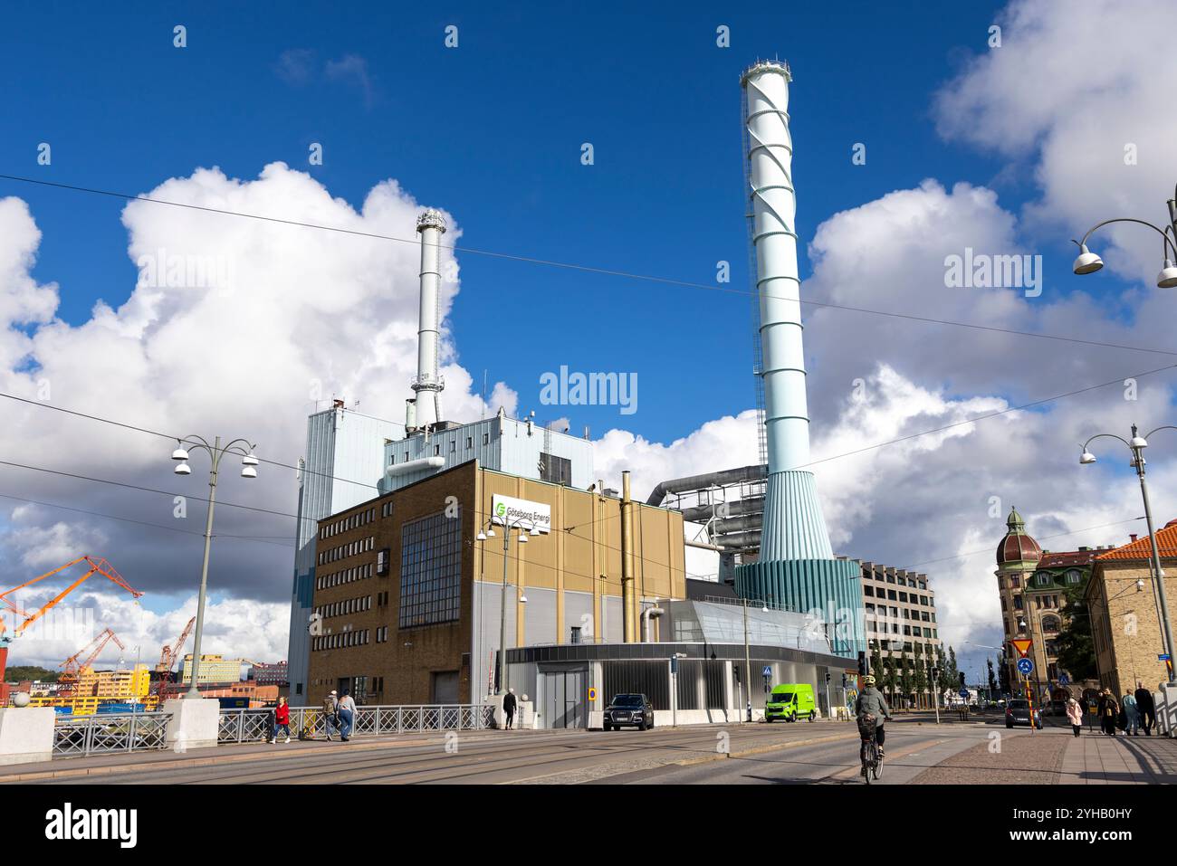 Goteborg Energi appartient à la population de Gothenburg et produit et distribue de l'électricité dans toute la ville avec des bénéfices retournés pour l'investissement Banque D'Images