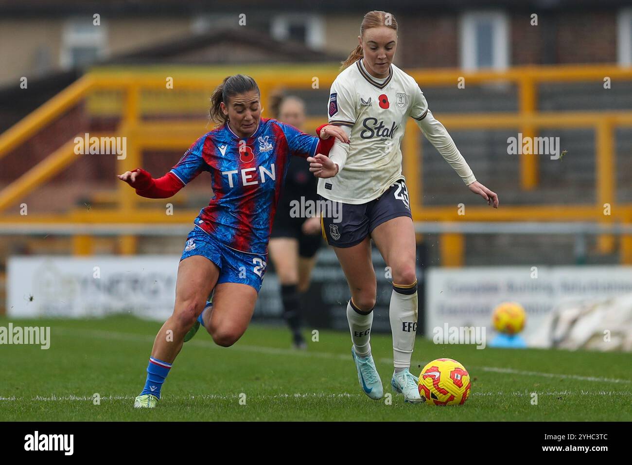 Londres, Royaume-Uni. 10 novembre 2024. Sara Holmgaard lors de Crystal Palace vs Everton en Super League féminine. Banque D'Images