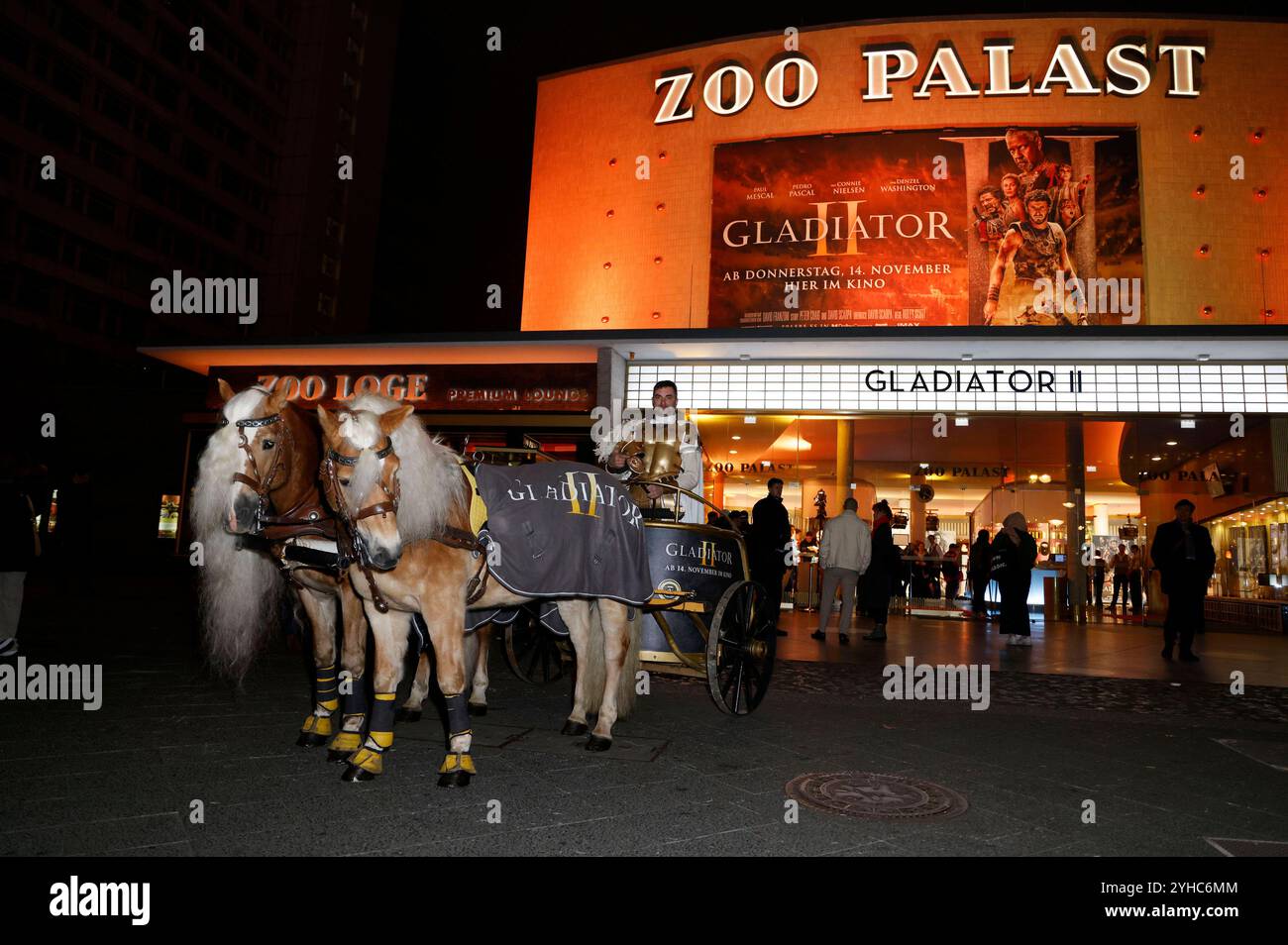 Projection des Kinofilms Gladiator II im Zoo Palast. Berlin, 10.11.2024 *** projection du film Gladiator II au Zoo Palast Berlin, 10 11 2024 Foto:XS.xGabschx/xFuturexImagex Gladiator_berlin_4102 Banque D'Images