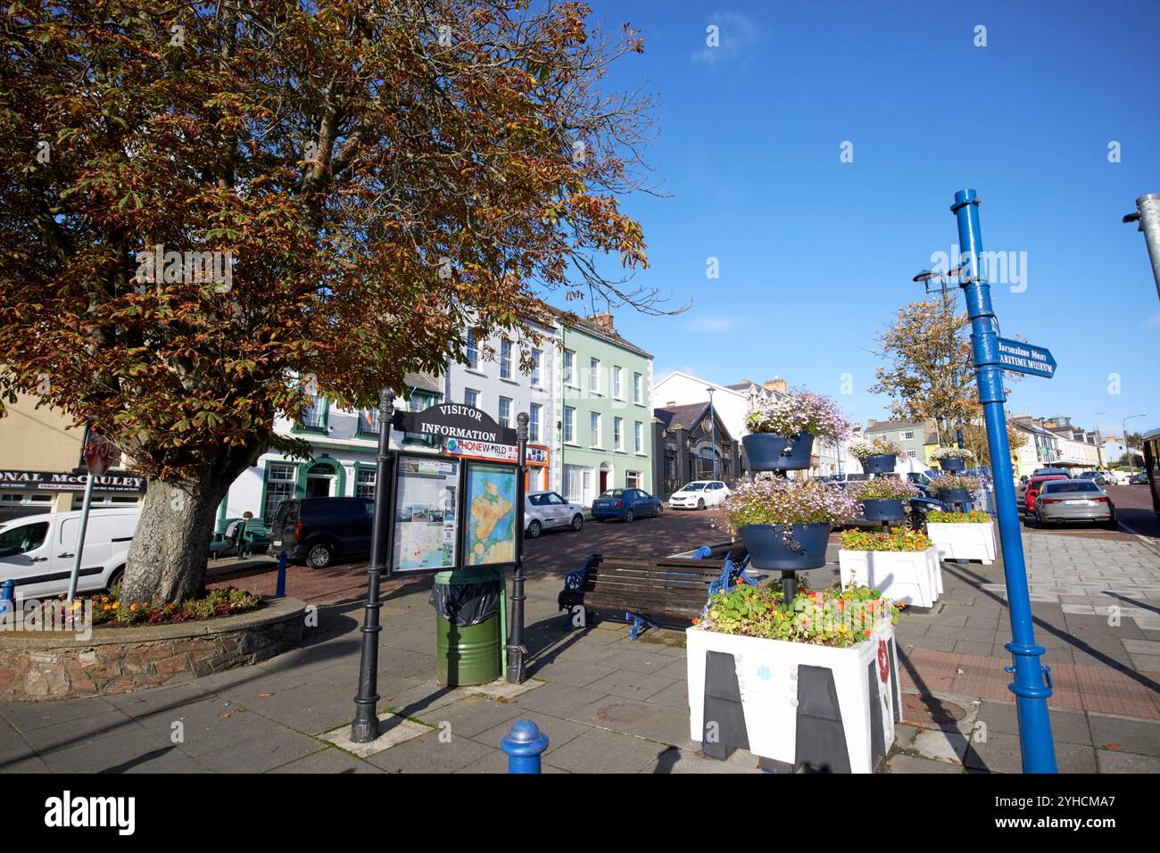 moville market square, comté de donegal, république d'irlande Banque D'Images