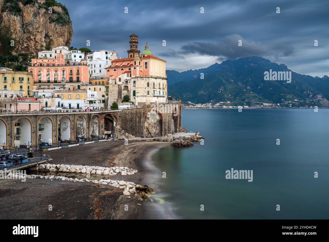 Atrani, côte amalfitaine, Campanie, Italie Banque D'Images