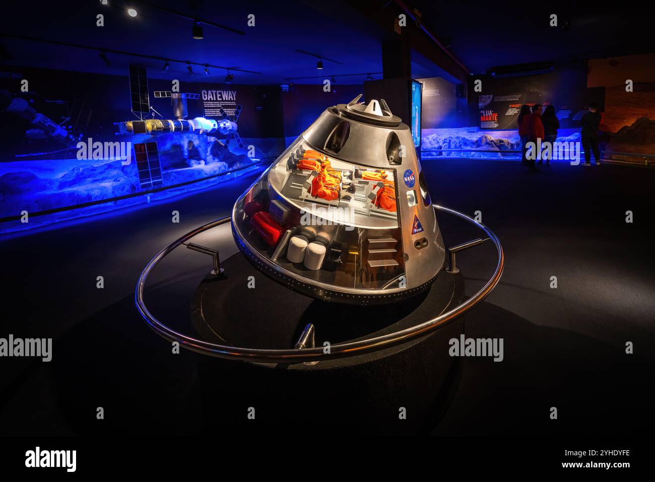 Orion Crew module (capsule) - Programme Artemis à Space Adventure - NASA Experience - Canela, Rio Grande do Sul, Brésil Banque D'Images