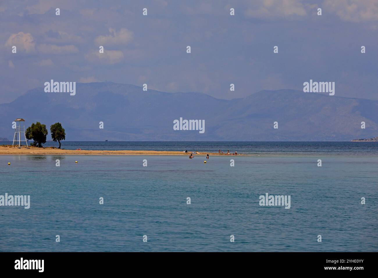 Île d'Agistri, Groupe des îles Saroniques, Grèce, Europe. 2023 Banque D'Images