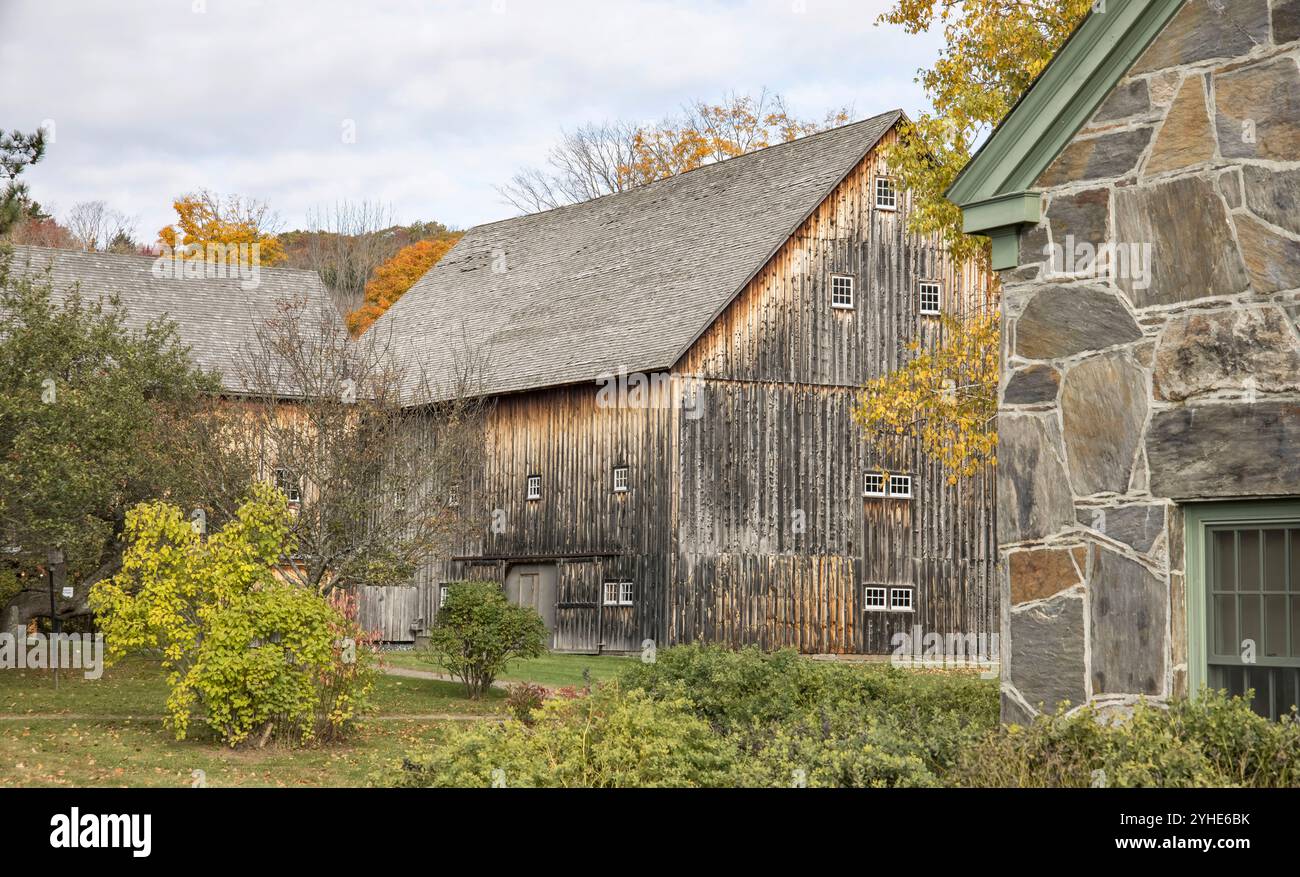 le lieu de naissance du président coolidge à plymouth notch dans le vermont états-unis Banque D'Images