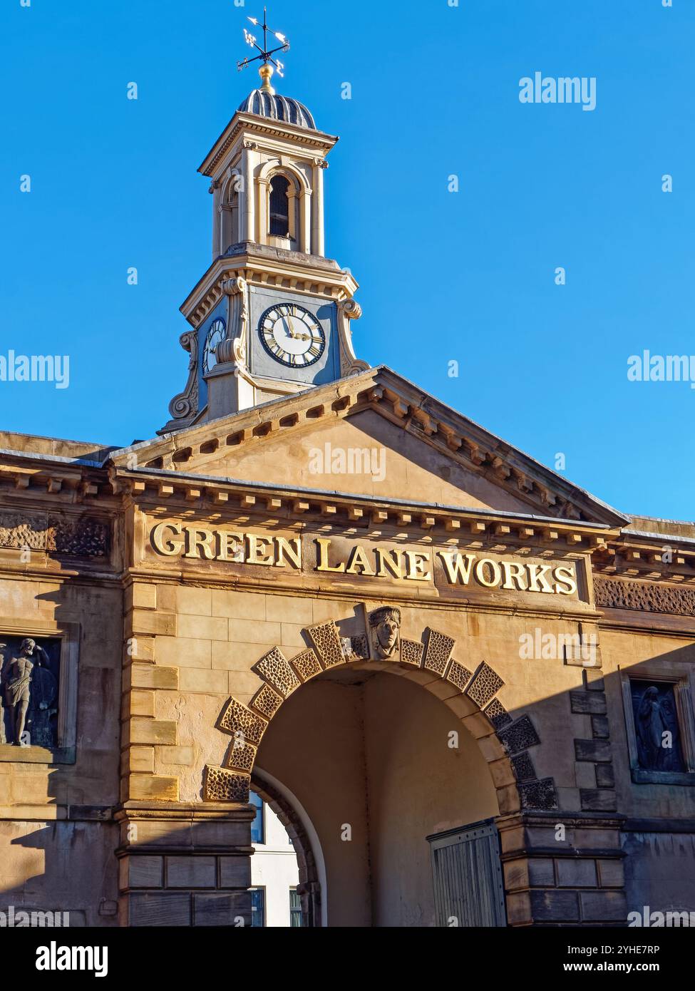 Royaume-Uni, South Yorkshire, Sheffield, Kelham Island, Green Lane Works. Banque D'Images