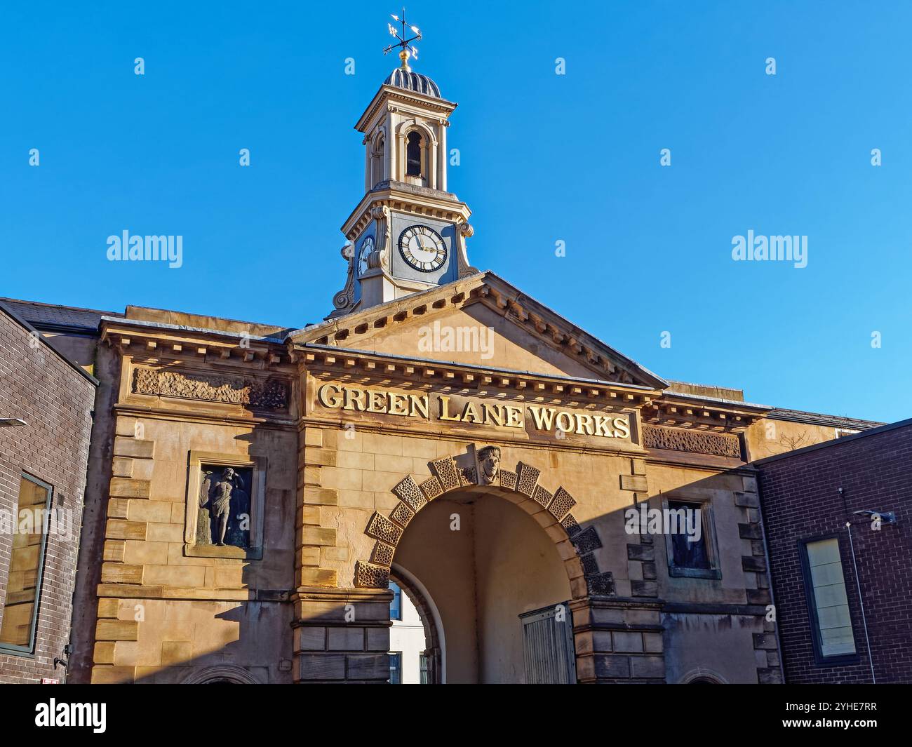 Royaume-Uni, South Yorkshire, Sheffield, Kelham Island, Green Lane Works. Banque D'Images