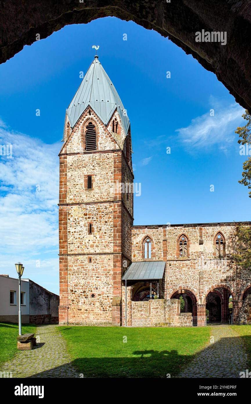 Schwalmstadt-Treysa : ruines de l'église des morts . Ruine der Totenkirche Banque D'Images