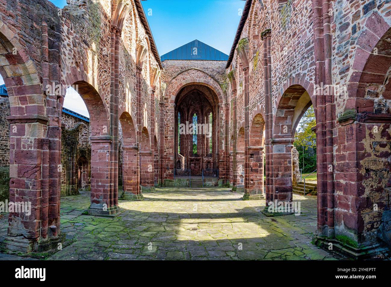 Schwalmstadt-Treysa : ruines de l'église des morts . Ruine der Totenkirche Banque D'Images