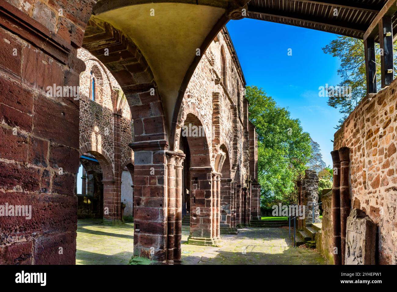 Schwalmstadt-Treysa : ruines de l'église des morts . Ruine der Totenkirche Banque D'Images