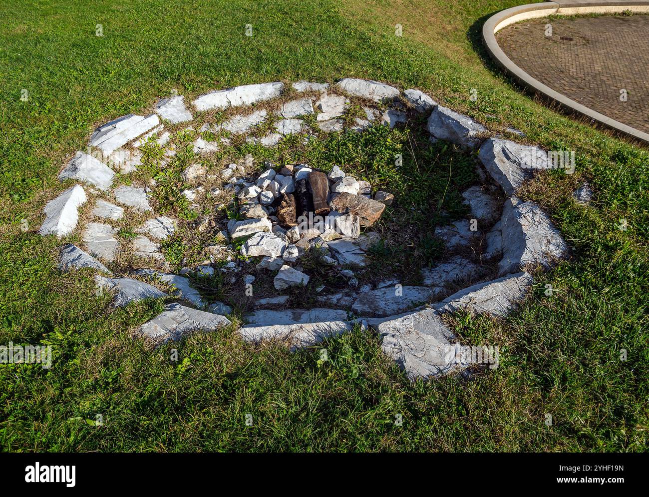 Italie Piémont Valle Gesso Alpi Marittime Valdieri zone archéologique Banque D'Images