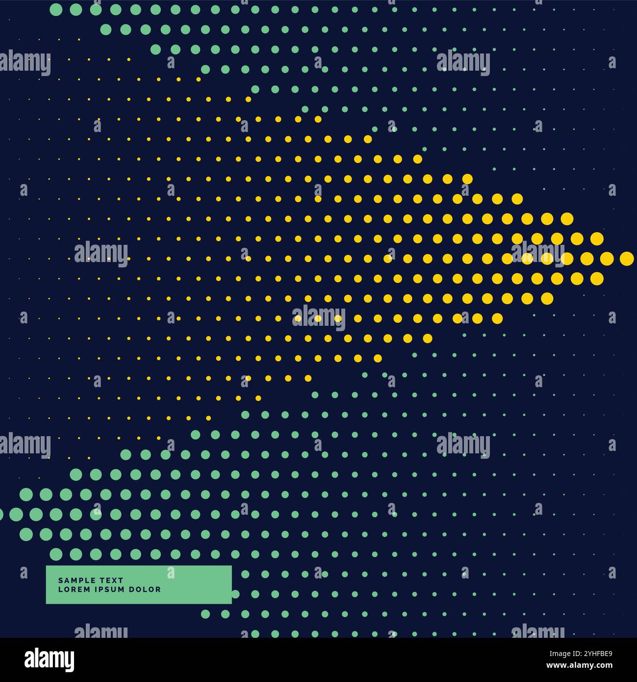 Fond sombre avec des points lumineux dans le style de demi-teinte Illustration de Vecteur