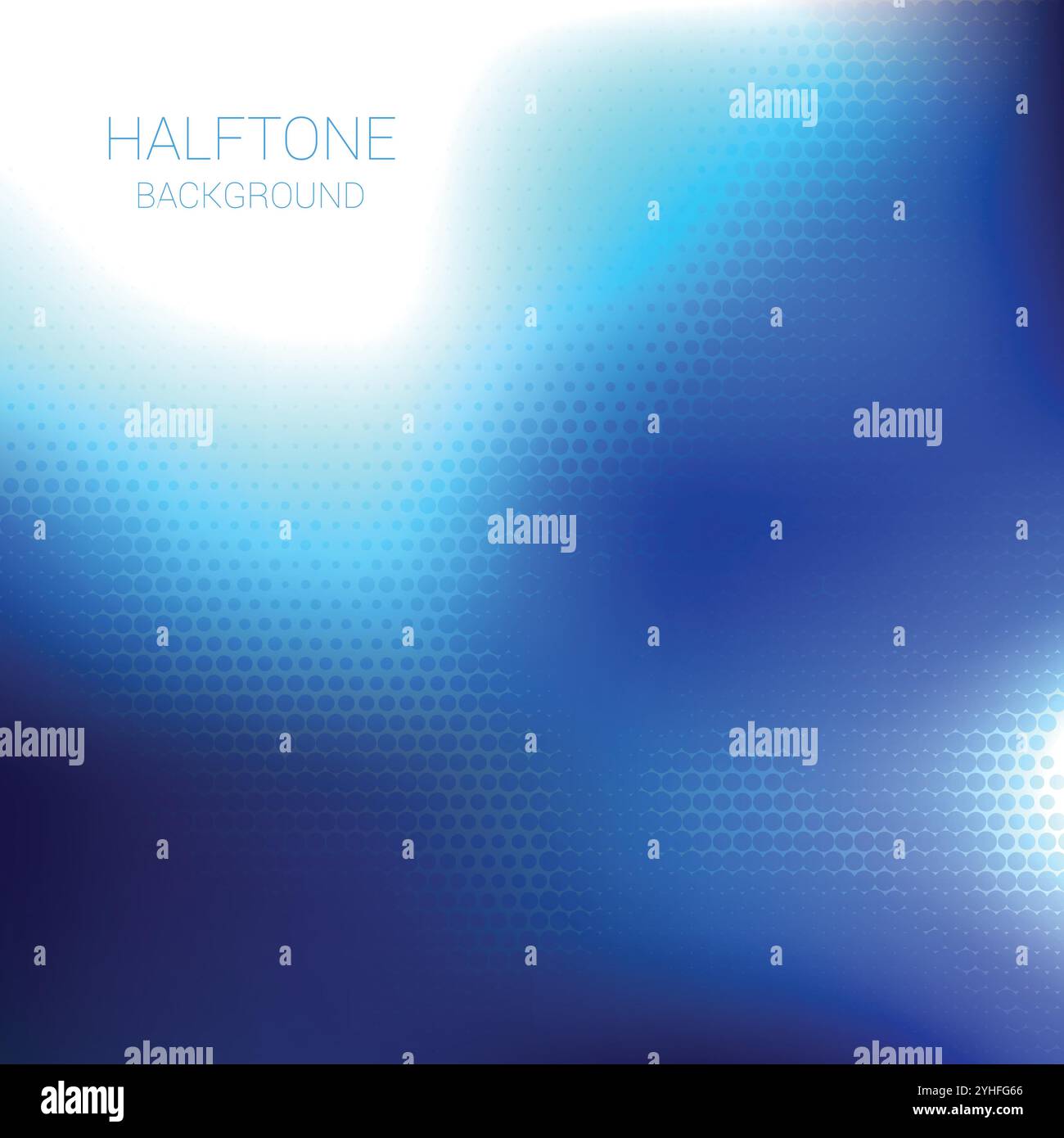 Arrière-plan de vecteur de demi-teinte bleu Illustration de Vecteur