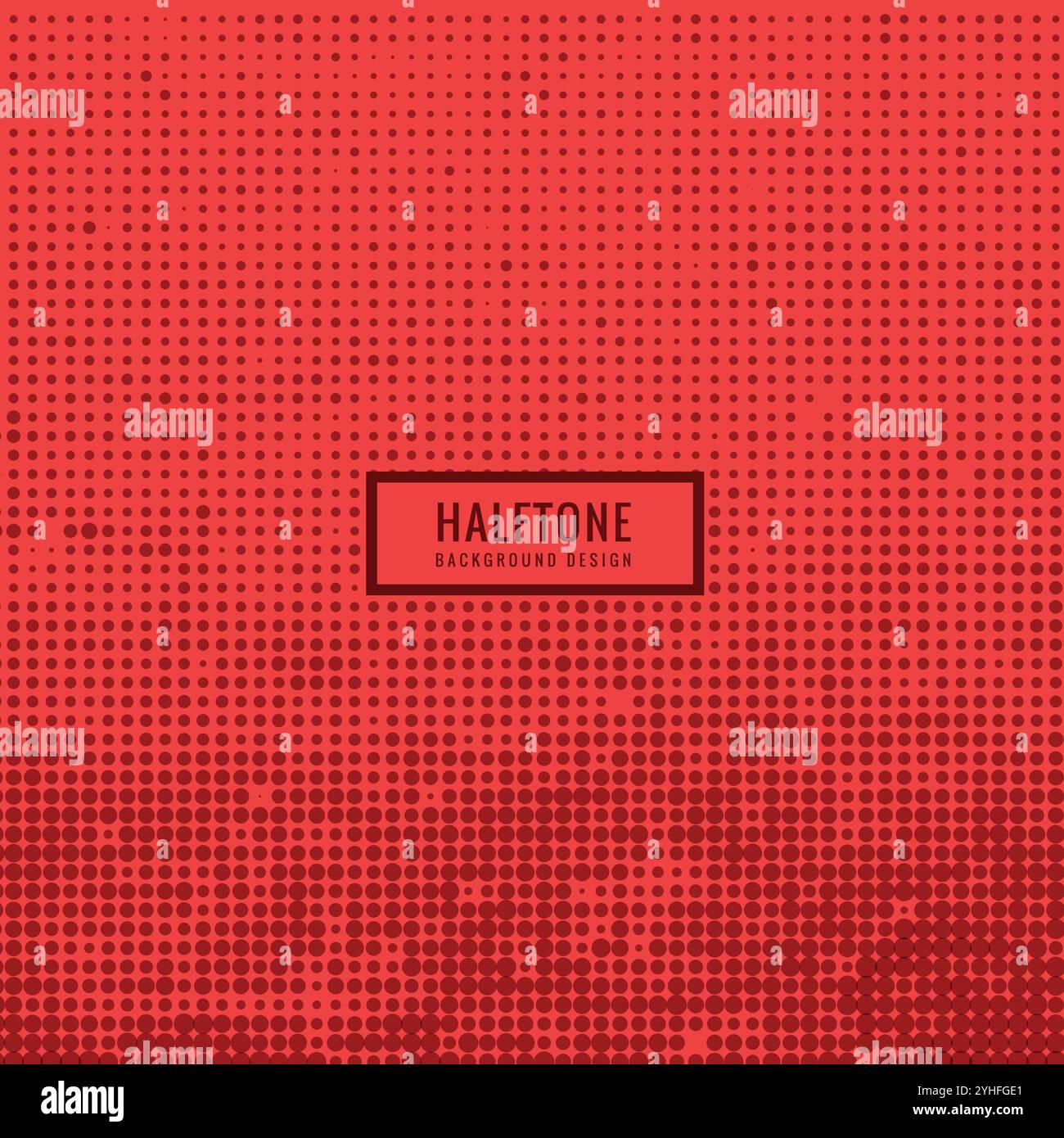arrière-plan rouge en demi-teinte pointillée abstrait Illustration de Vecteur
