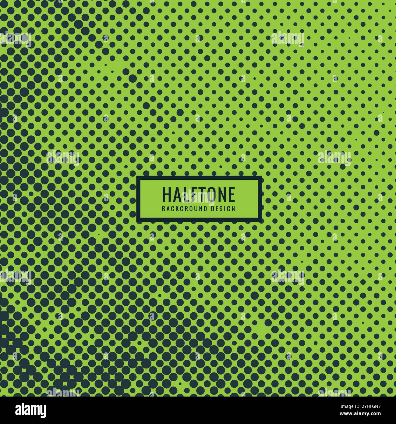 arrière-plan abstrait en demi-ton pointillé vert Illustration de Vecteur