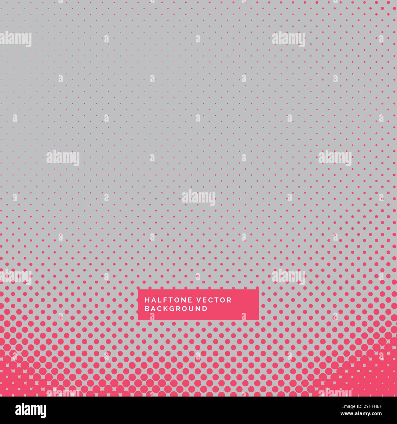 Demi-teinte rouge sur un fond gris Illustration de Vecteur