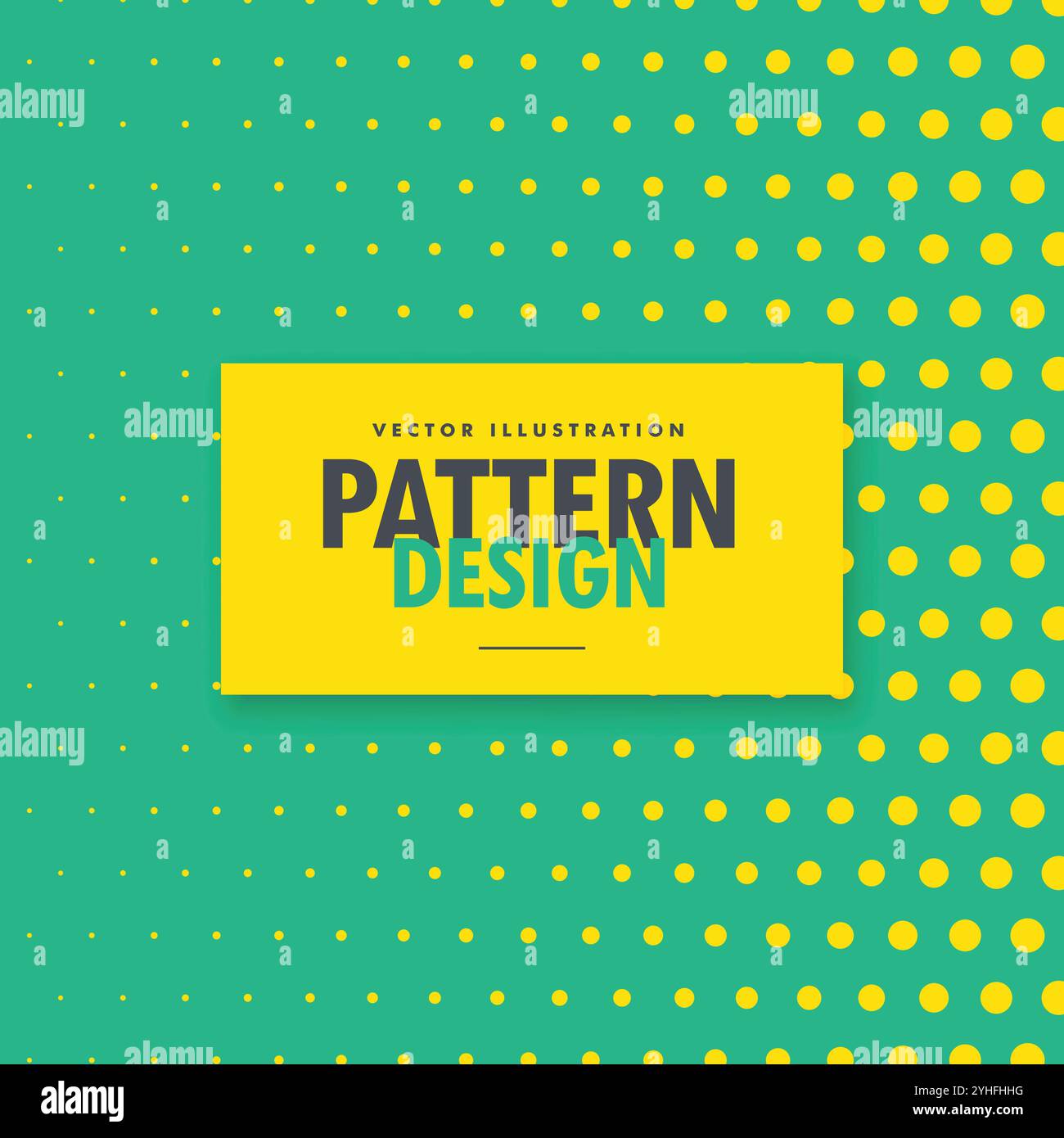 Pois jaune et bleu background Illustration de Vecteur