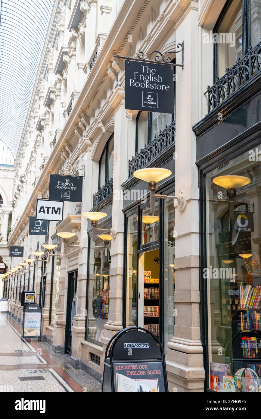 Passage la Haye est une galerie marchande traditionnelle dans le centre-ville composée d'une section ancienne et nouvelle avec de nombreux magasins spécialisés et magasins Banque D'Images