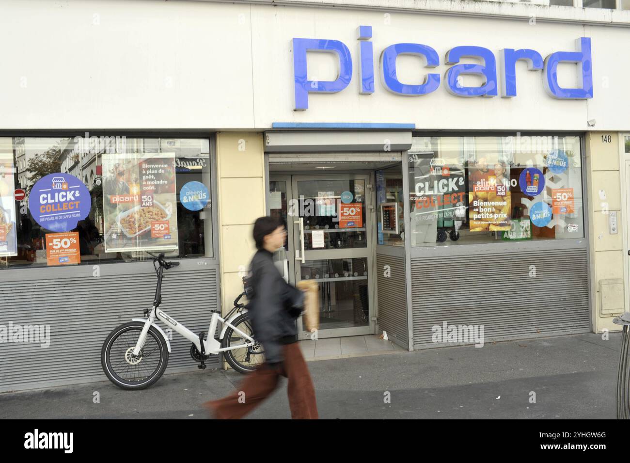 FRANCE. PARIS (75) PICARD, ACTEUR MAJEUR DE LA VENTE D’ALIMENTS CONGELÉS Banque D'Images