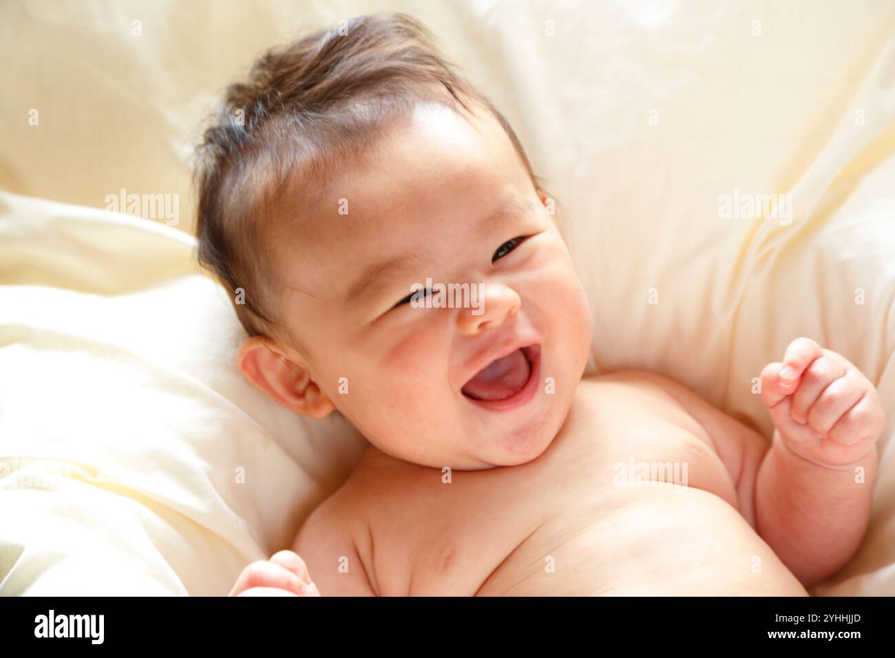 Bébé souriant Banque D'Images