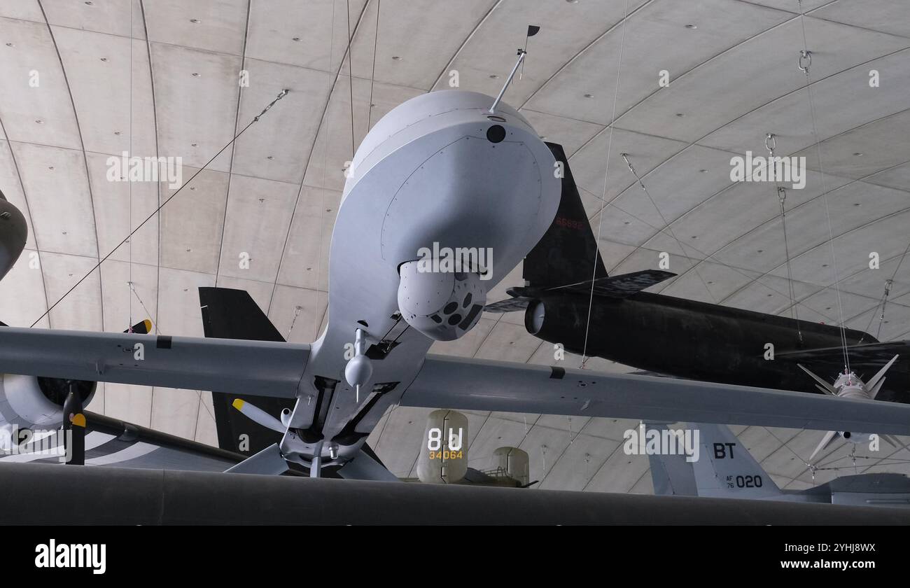 Le MQ-1 Predator était le principal avion télépiloté utilisé pour les opérations offensives de l'USAF et de la CIA en Afghanistan et dans les tri pakistanais Banque D'Images