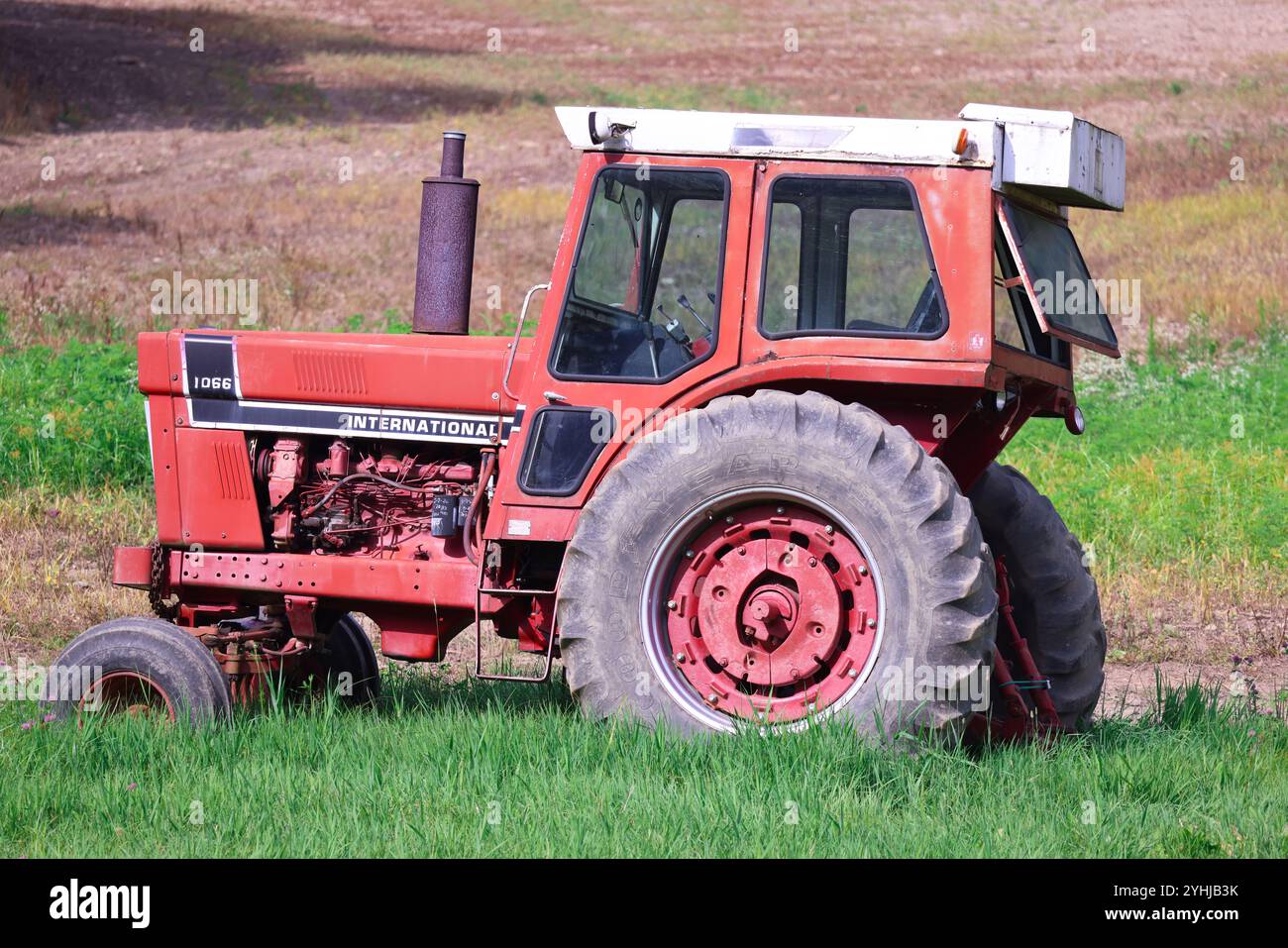 International Harvester 1066, matériel agricole vintage Banque D'Images