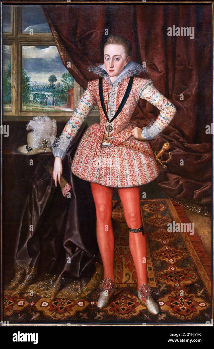 Henry, Prince de Galles, (1594-1612), vers 1610, par Robert Peake l'ancien, National Portrait Gallery, Londres, Royaume-Uni Banque D'Images