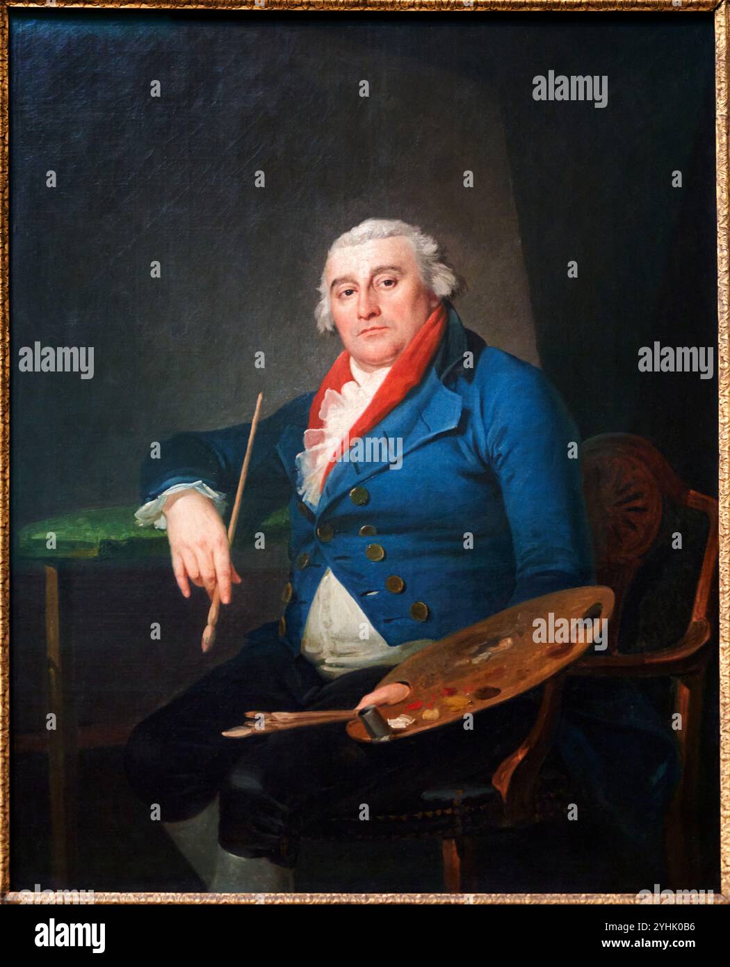Autoportrait, 1805-1810, Philippe Jacques de Loutherbourg, (1740-1812), National Portrait Gallery, Londres, Royaume-Uni Banque D'Images