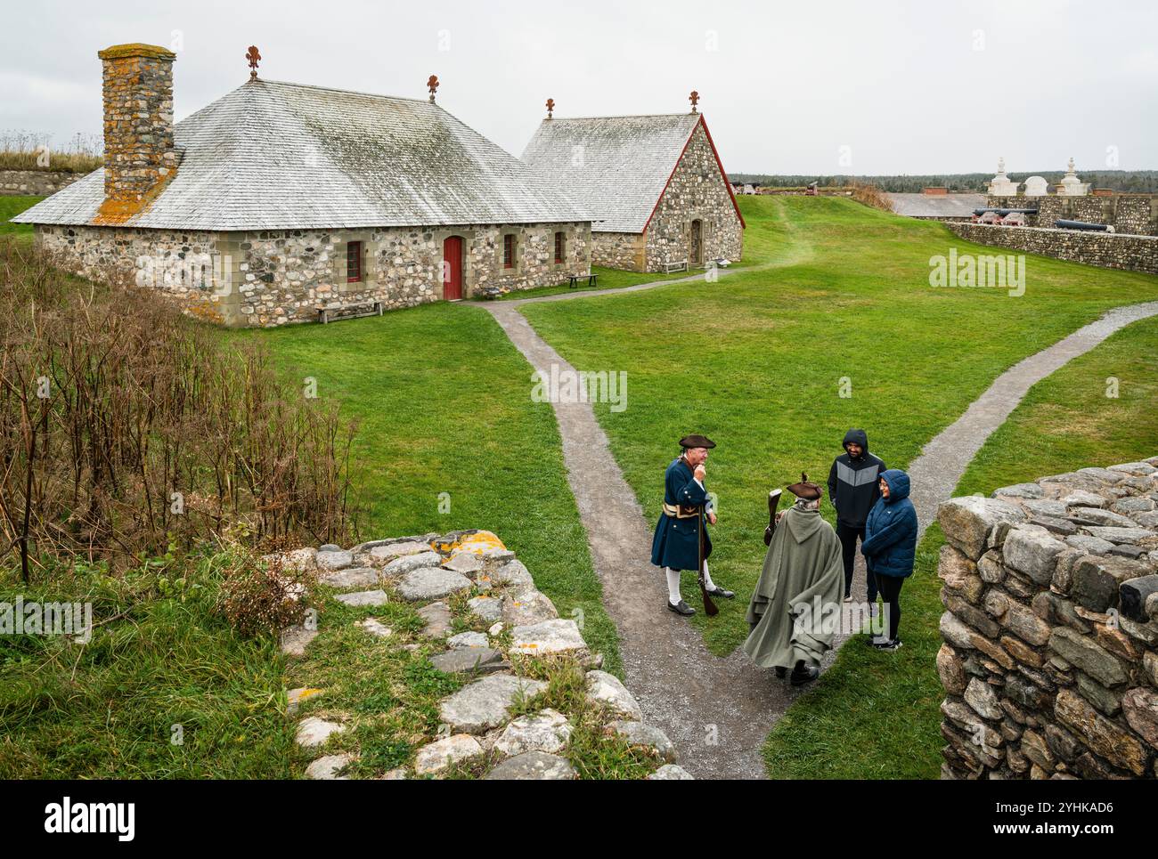 Forteresse de Louisbourg   Louisbourg, Nouvelle-Écosse, CAN Banque D'Images