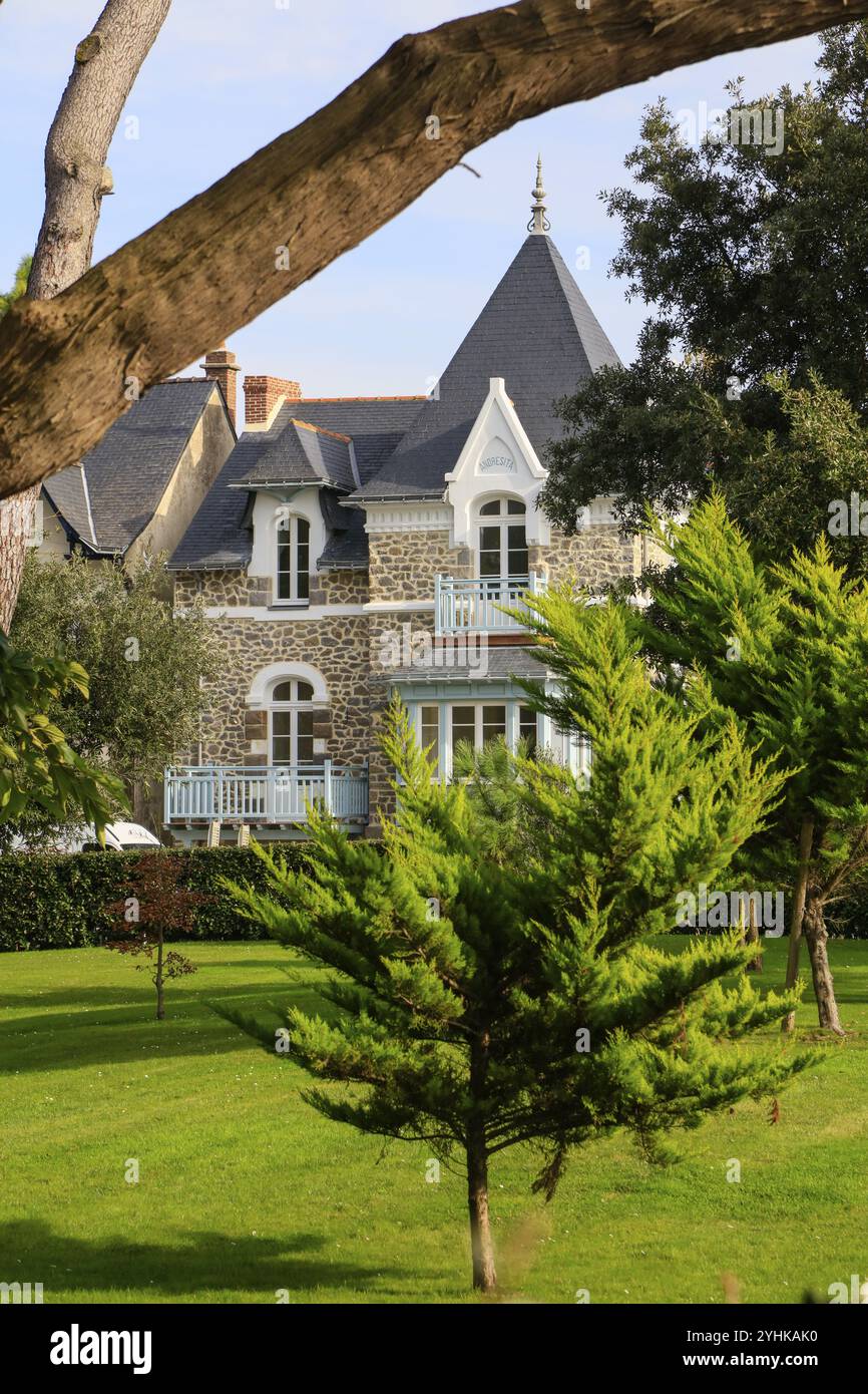Maisons du front de mer belle epoque Banque de photographies et d