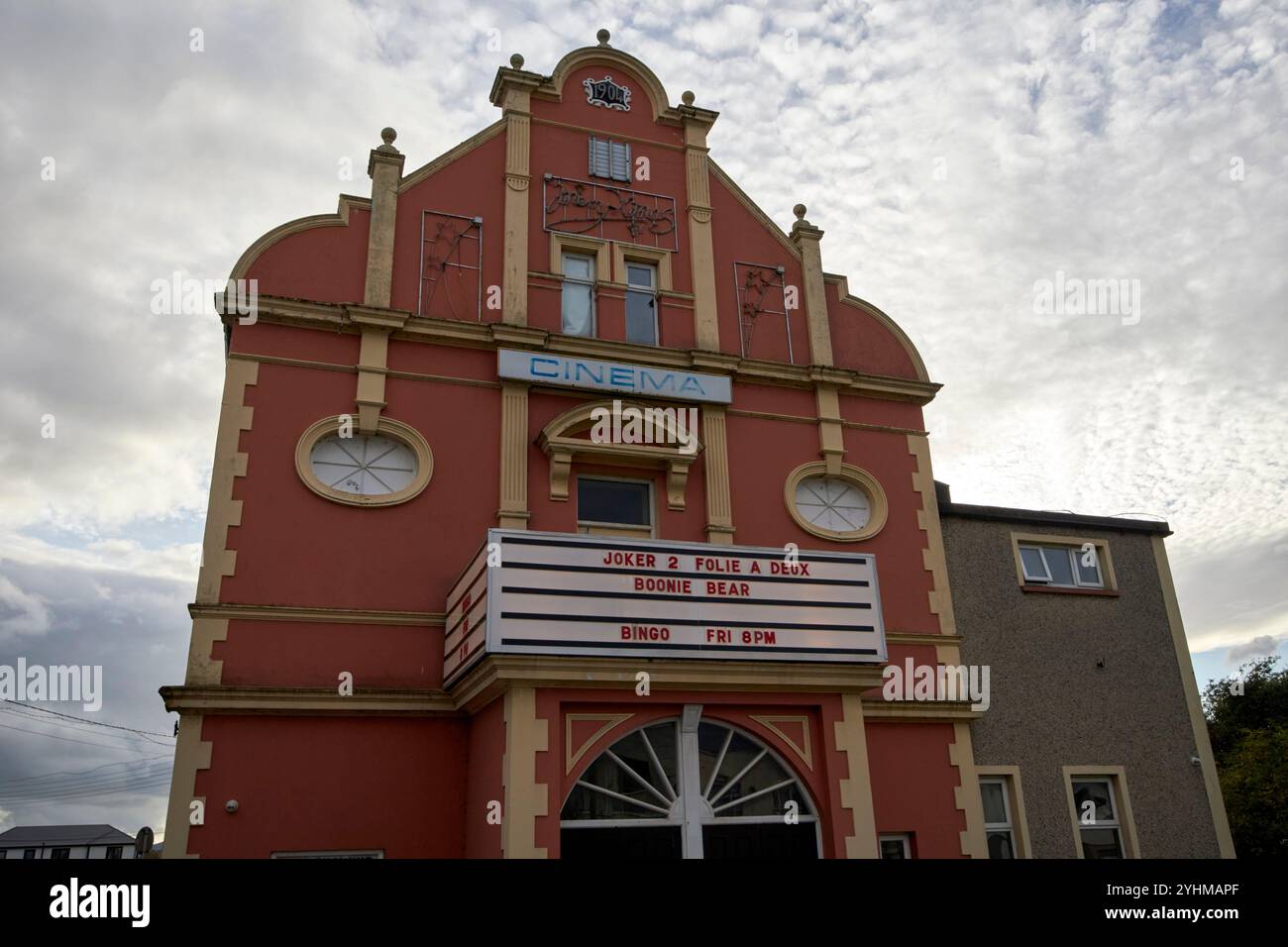 cinéma buncrana à l'origine st marys hall buncrana, comté de donegal, république d'irlande Banque D'Images