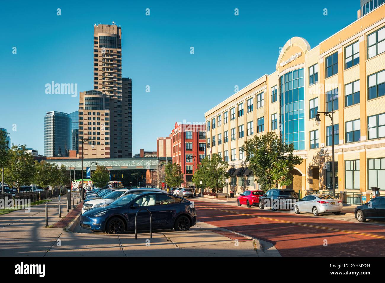 Downtown Grand Rapids, Michigan, États-Unis. Banque D'Images