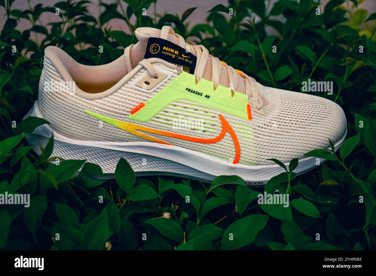 chaussures de running nike Banque D'Images