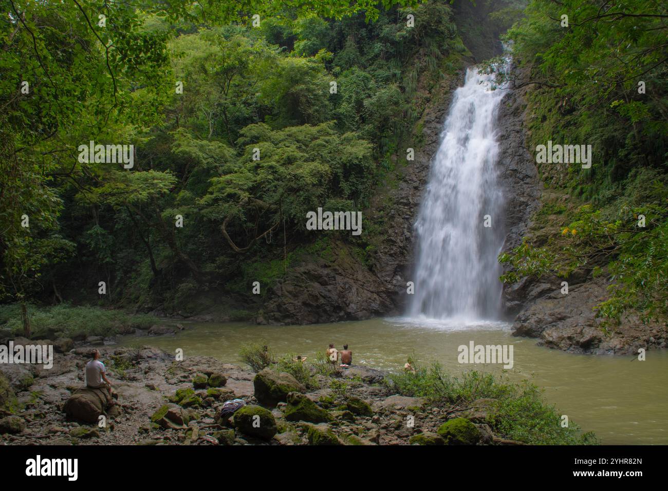 Cascade de Montezuma au Costa Rica Banque D'Images