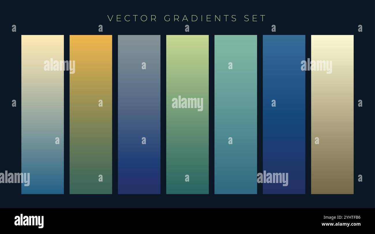 Les gradients thème web design Illustration de Vecteur