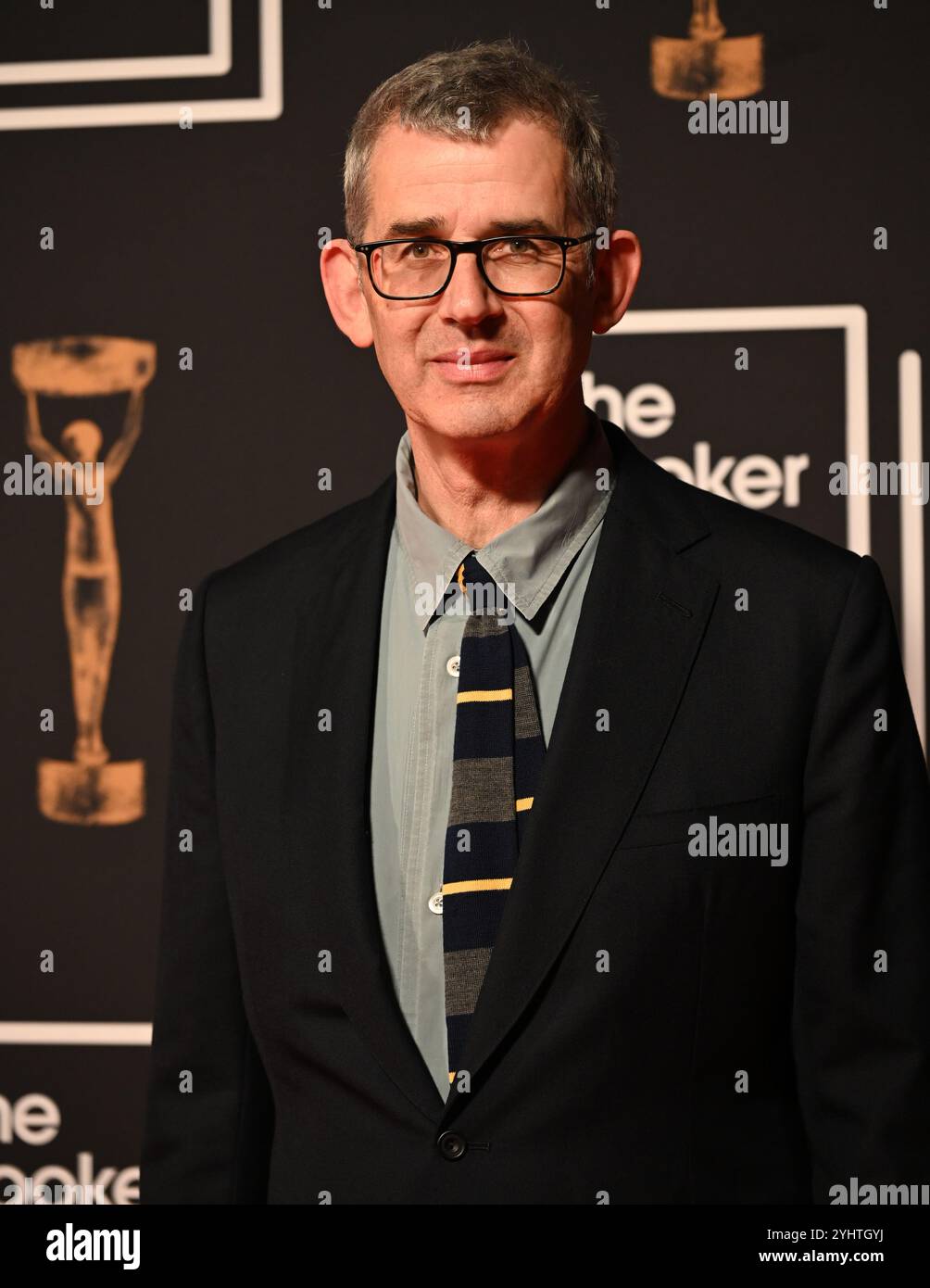 LONDRES, ROYAUME-UNI. 11 novembre 2024. Edmund de Waal assiste à la cérémonie du Booker Prize 2024, à Old Billingsgate Londres, Royaume-Uni. (Photo de 李世惠/Voir Li/Picture Capital) crédit : Voir Li/Picture Capital/Alamy Live News Banque D'Images
