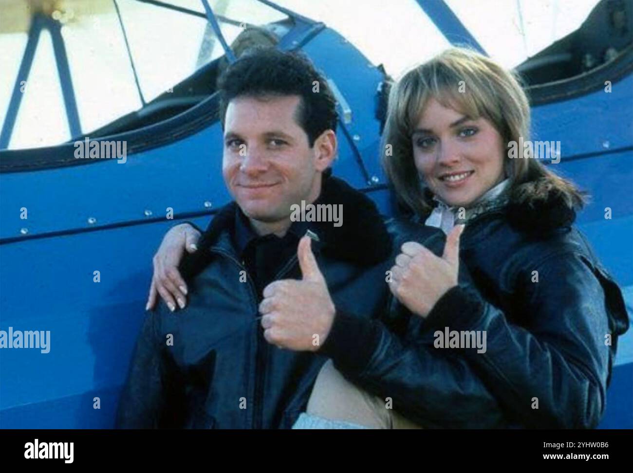 POLICE ACADEMY 4 : CITOYENS EN PATROUILLE 1985 Warner Bros film avec Sharon Stone et Steve Guttenberg Banque D'Images