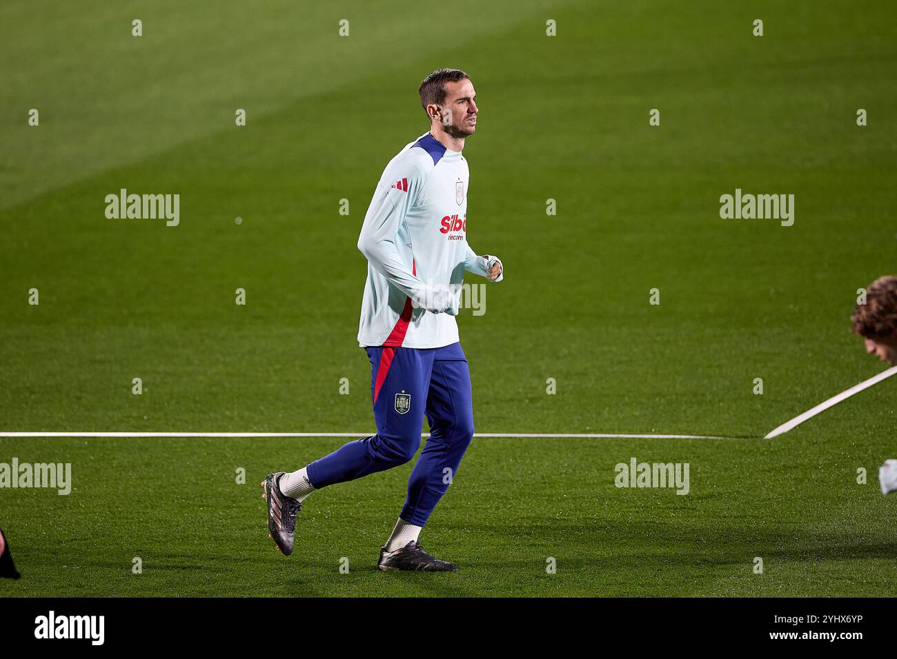 Madrid, Espagne. 12 novembre 2024. Fabian Ruiz d'Espagne vu en action lors de la session de formation Espagne à Ciudad del Futbol de Las Rozas. Crédit : SOPA images Limited/Alamy Live News Banque D'Images