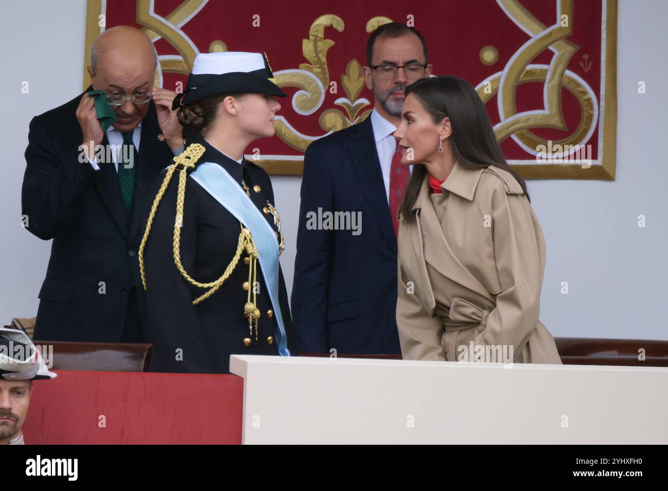 Les royaux espagnols assistent à la parade militaire de la Fête nationale 2024 avec : Princesse Léonor d'Espagne où : Madrid, Espagne quand : 12 Oct 2024 crédit : Oscar Gonzalez/WENN Banque D'Images