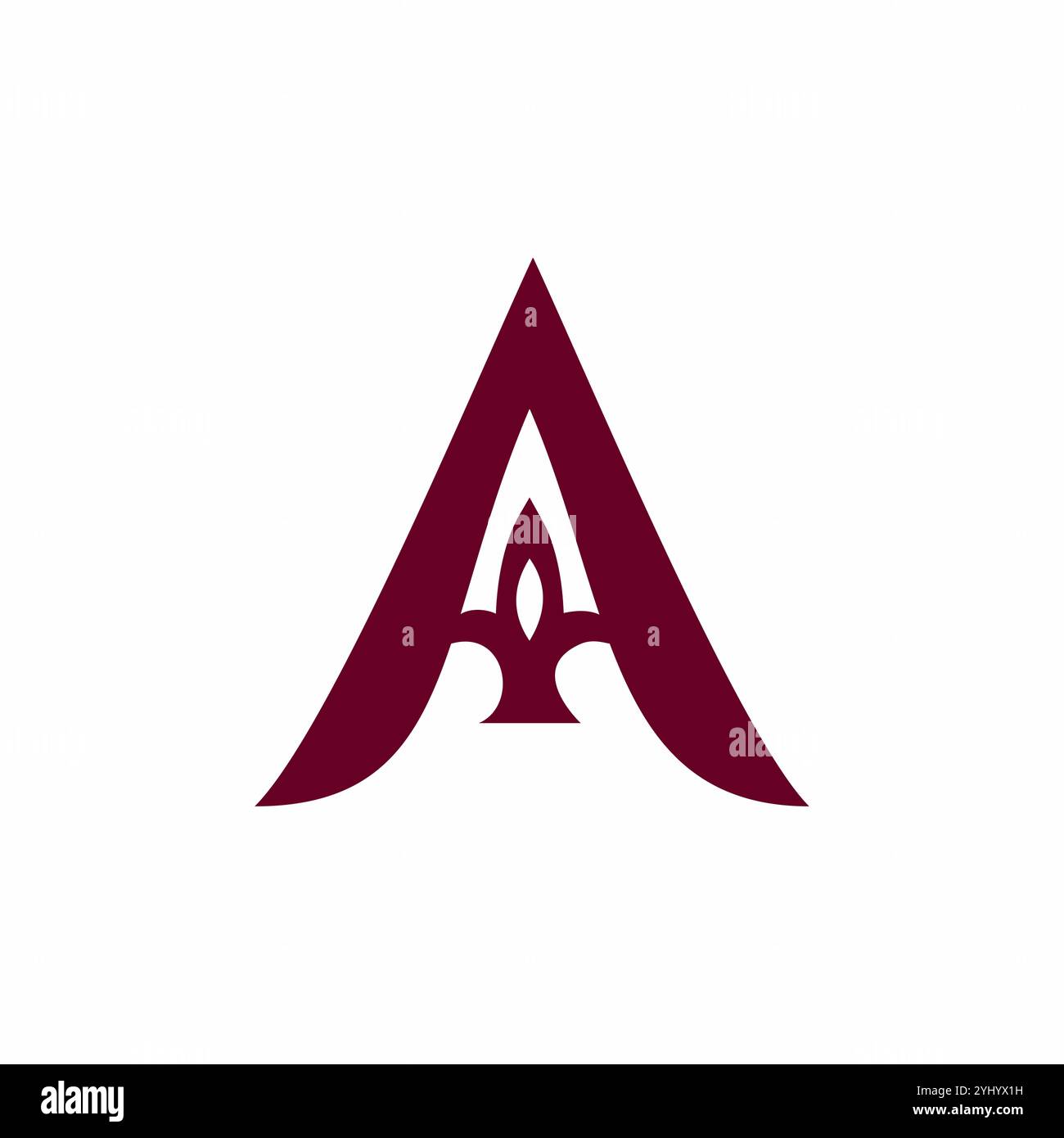 Lettre initiale A logo Design. Un logo. Lettre A symbole. Lettre A. lettre initiale. Illustration de Vecteur