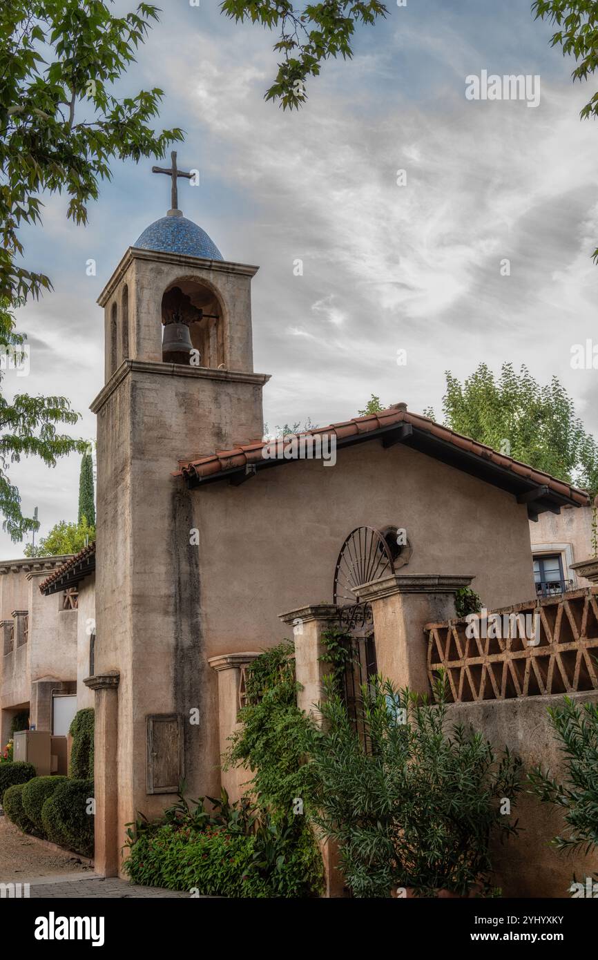 L'église de Tlaquepaque Arts & Crafts Village à Sedona, Arizona Banque D'Images