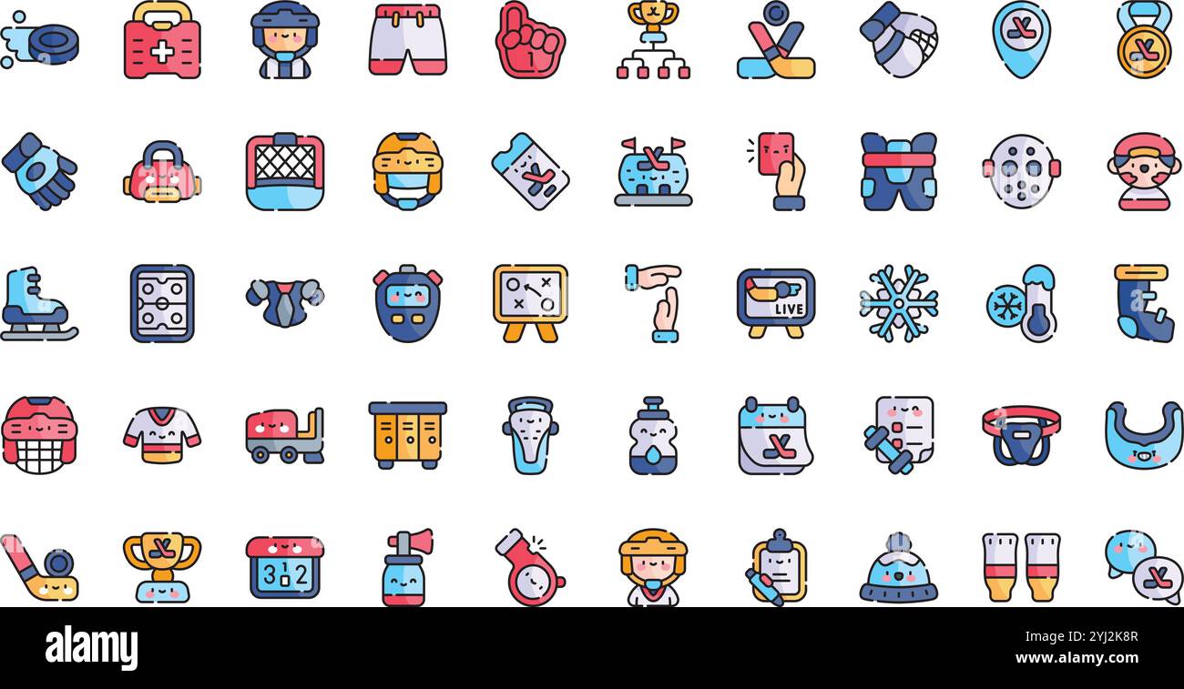 Collection d'icônes vectorielles de haute qualité avec contour modifiable. Idéal pour les projets professionnels et créatifs. Illustration de Vecteur