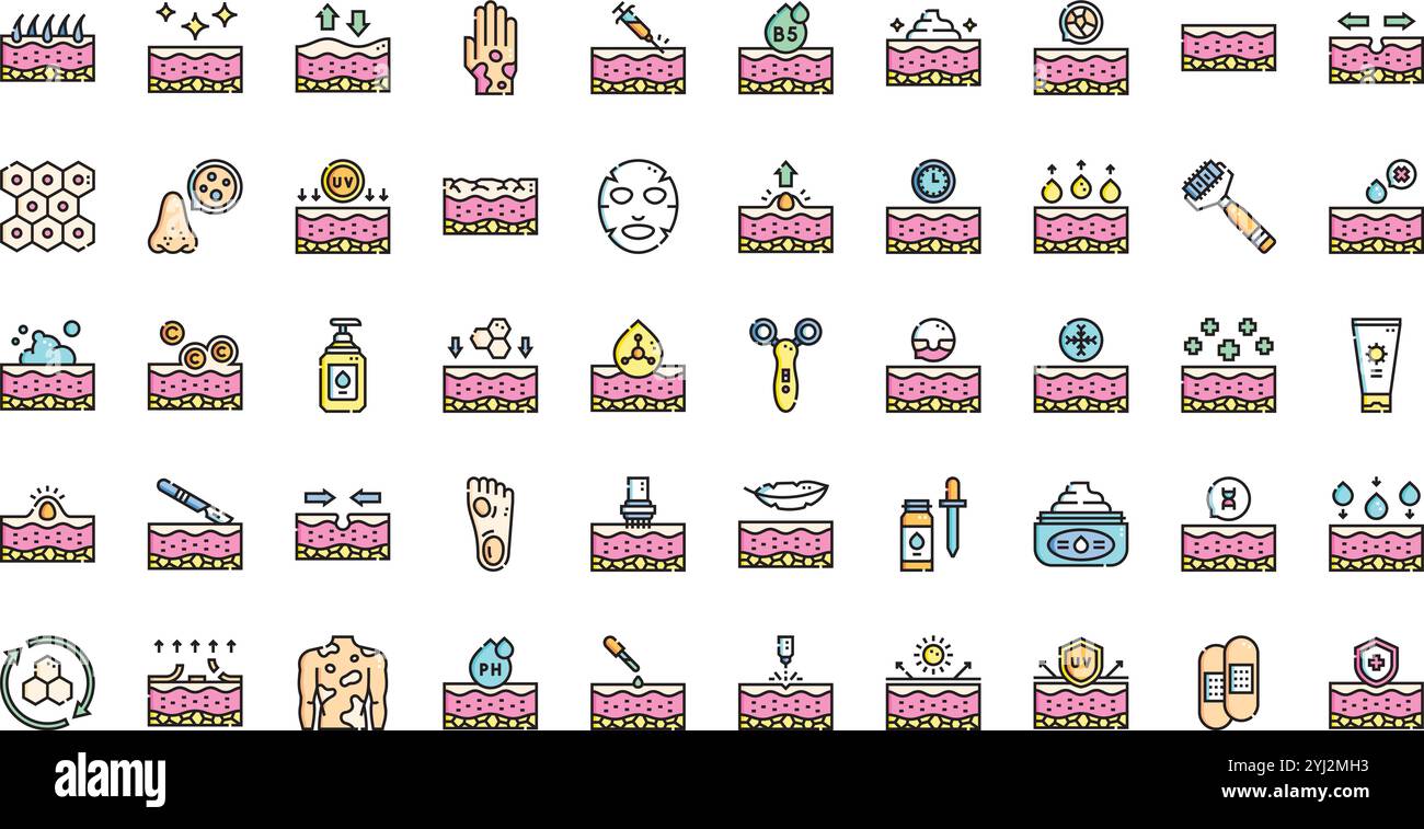 Collection d'icônes vectorielles de haute qualité avec contour modifiable. Idéal pour les projets professionnels et créatifs. Illustration de Vecteur