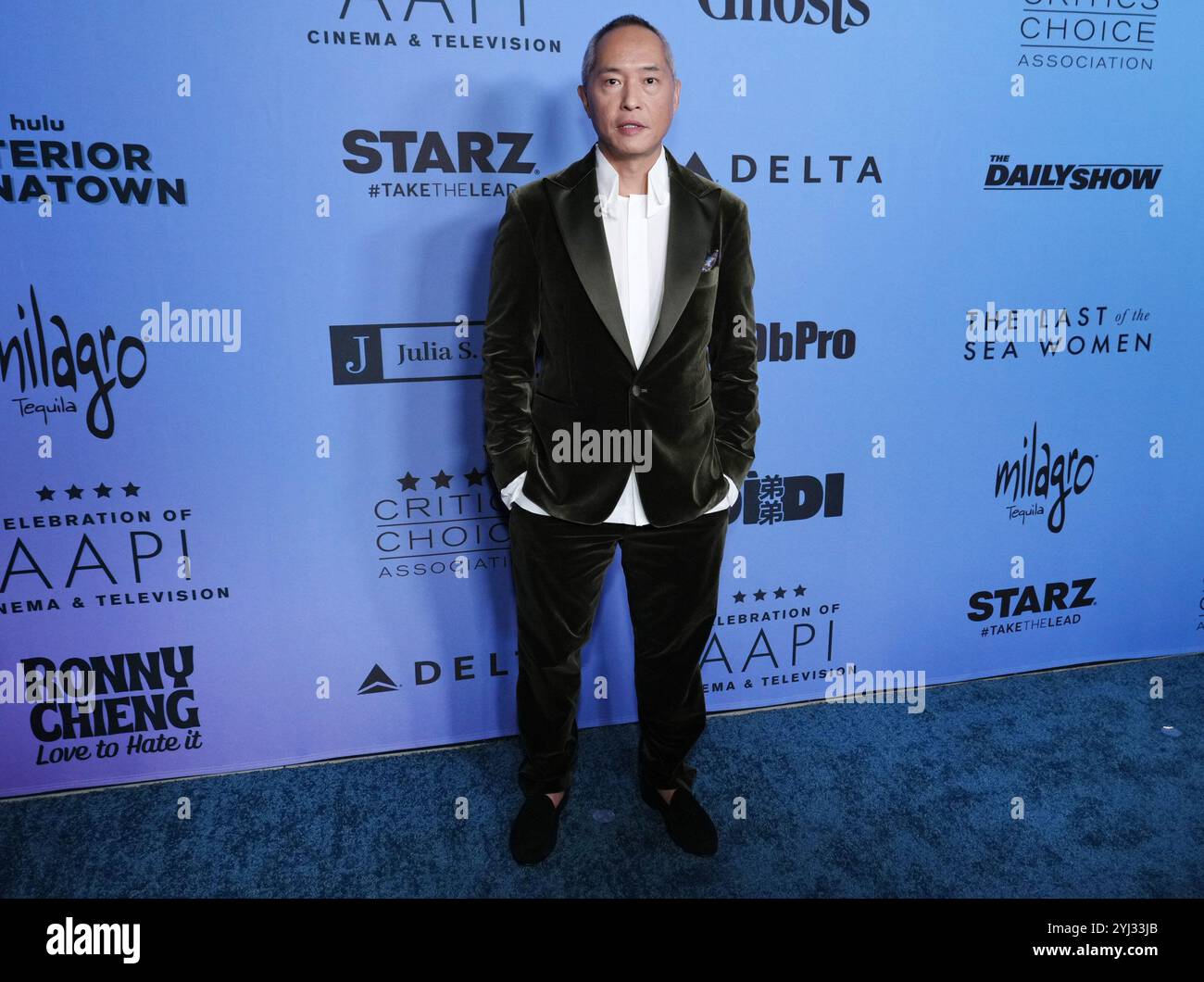 Ken Leung arrive à la 3ème célébration annuelle de l'Association de choix de critiques de l'AAPI Cinema & TV tenue au Théâtre égyptien à Hollywood, CA mardi, ? 12 novembre 2024. (Photo de Sthanlee B. Mirador/Sipa USA) Banque D'Images