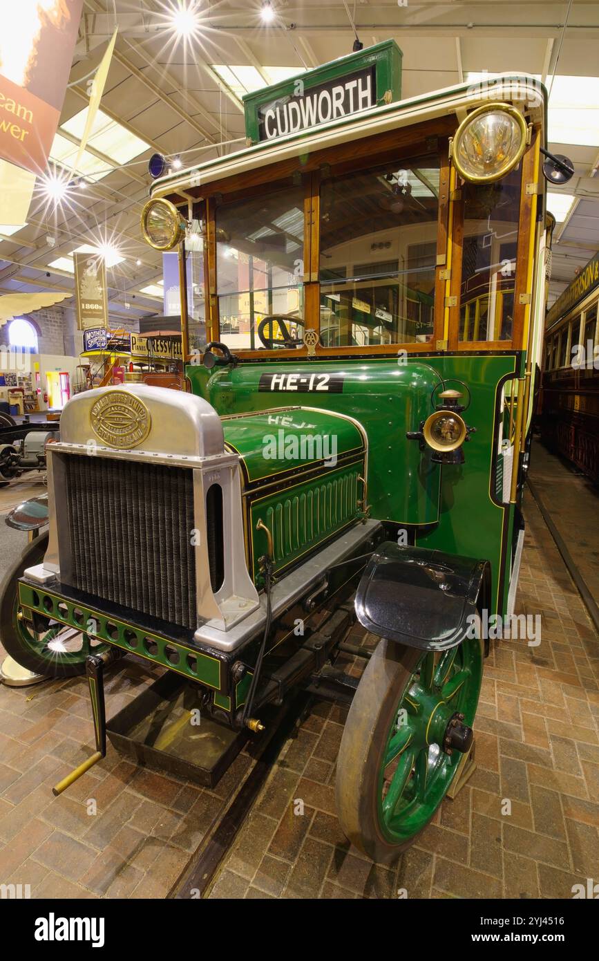 . Crich, tramway Museum, Leyland bus, Banque D'Images
