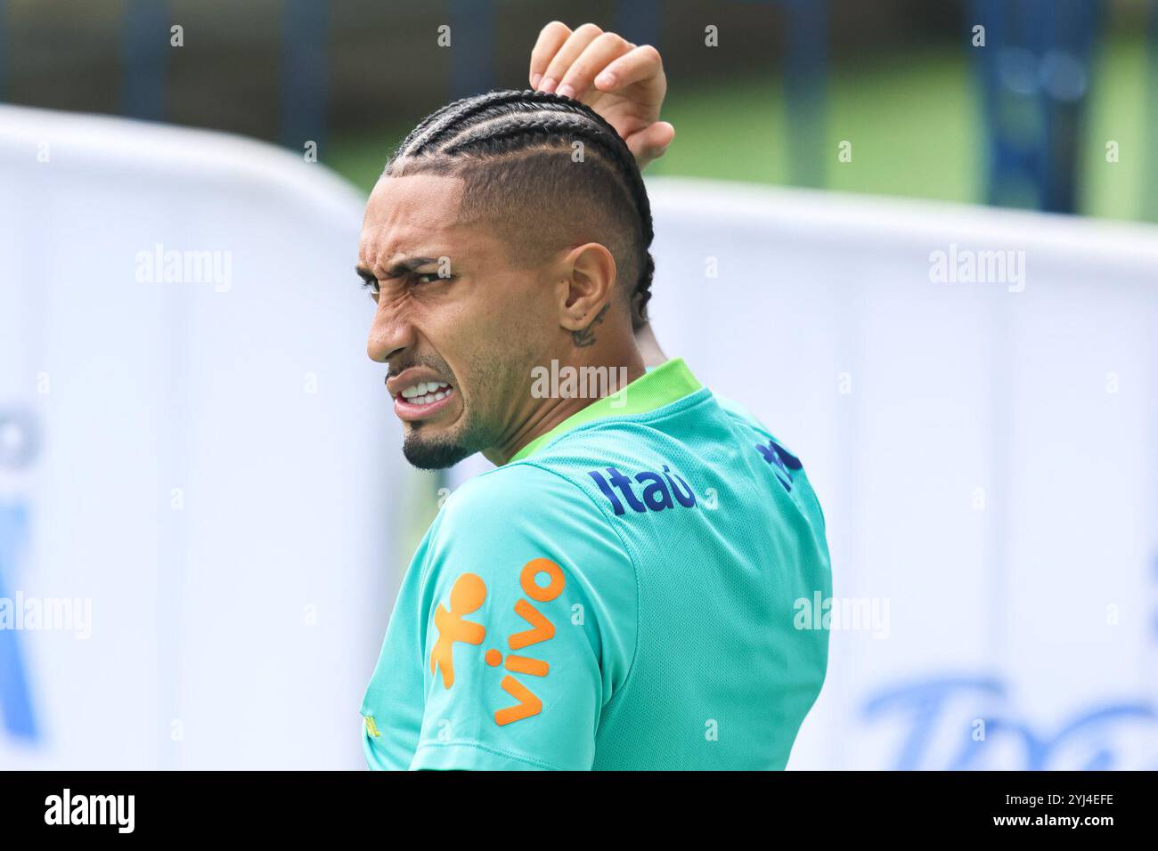 Belem, Brésil. 13 novembre 2024. Raphinha, joueuse de l'équipe nationale brésilienne lors de l'entraînement au stade de Mangueirao. Photo : Fernando Torres/AGIF crédit : AGIF/Alamy Live News Banque D'Images